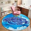 Football Team City FC Print Round Rug, Washable Floor Carpet, For Entryway Dorm Laundry Room Office Study, Home Decor Birthday Christmas Gift
