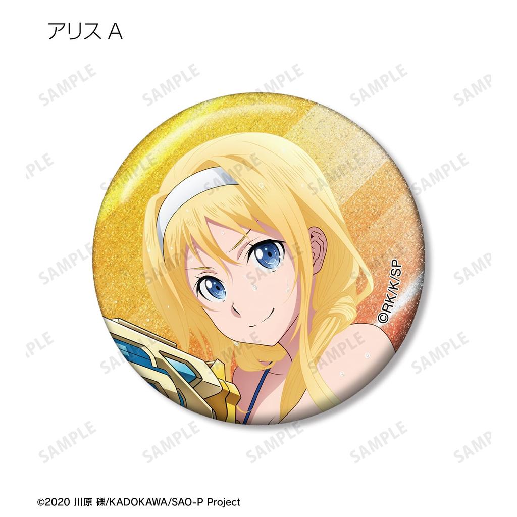 Sword Art Online Original Illustration Water Gun Battle Trading Glitter Can Badges Box of 16 Ver.