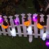1pc Ghostly Halloween LED String Lights Pumpkin Bat Ghost Festive Lights Battery Powered For Home Indoor Outdoor Garden Decor