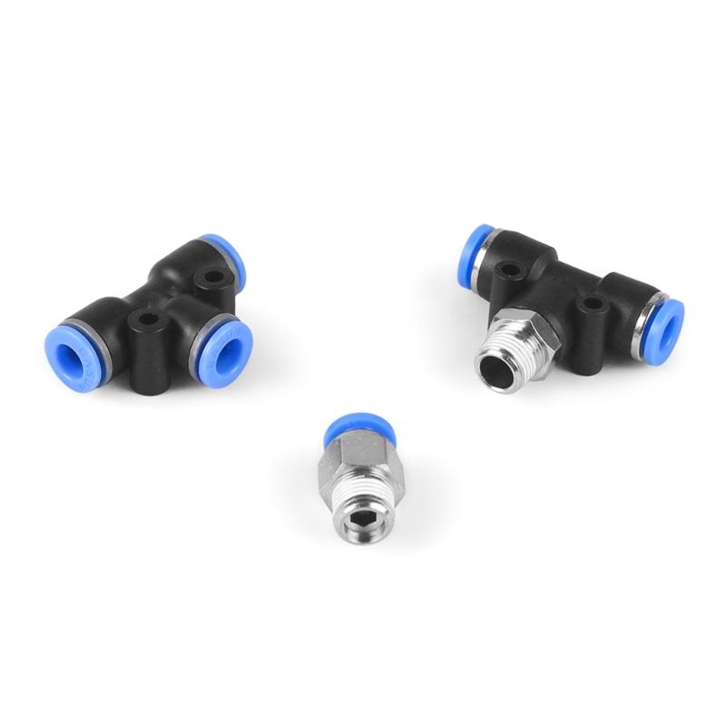Industrial Grade Push Lock Black Vacuum Fitting set - Wastegate & Solenoid fits for - Vehicles Car Accessories