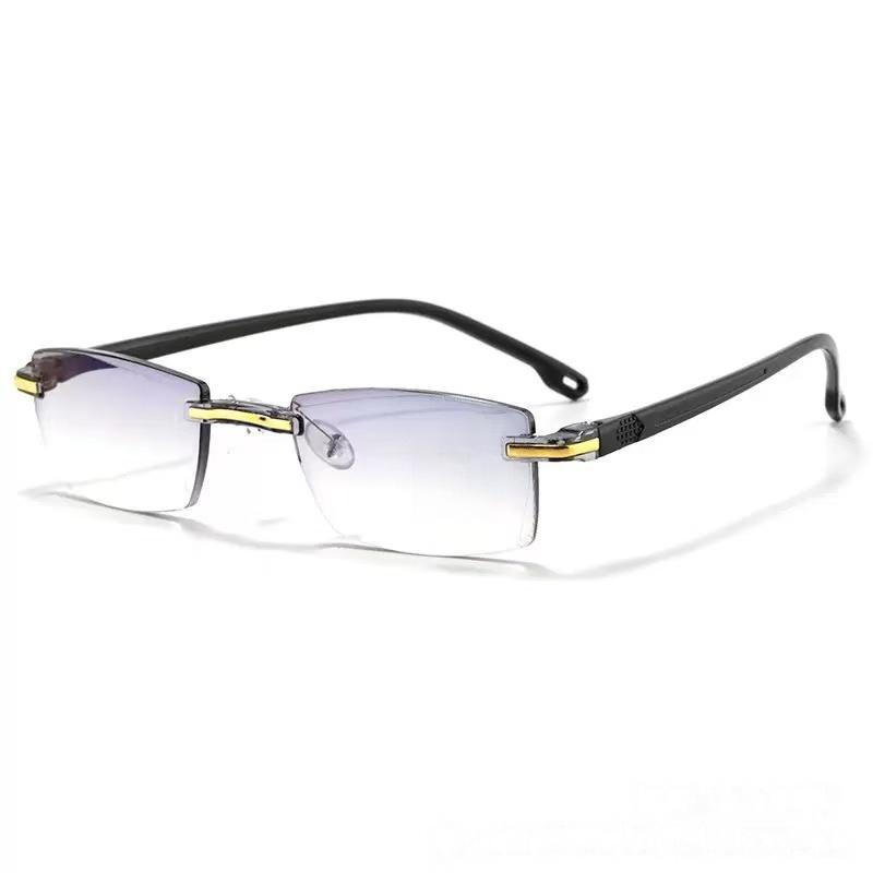 

European and American fashion reading glasses, lightweight anti blue light and anti eye fatigue reading glasses, foldable readin +100