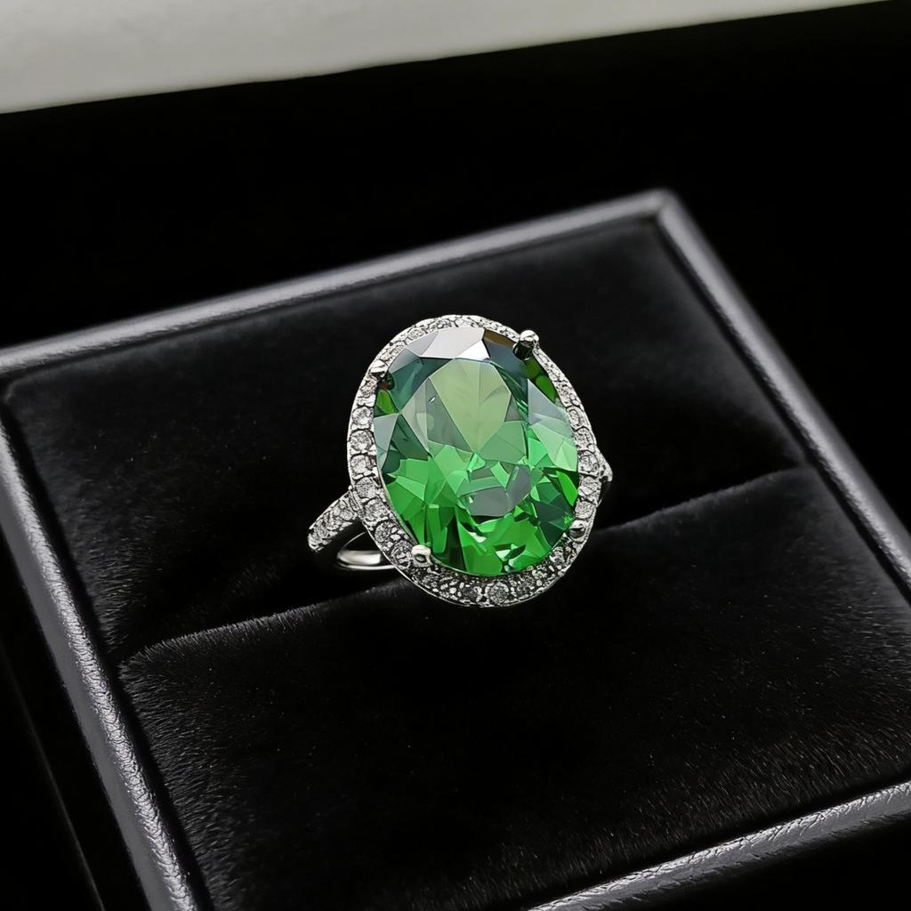 Customized Jewelry Jewelry Imitation 12 * 16 Coconut Round Ruby Sapphire Ring Luxury Dove Egg Ring Women