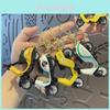 Adorable Cartoon Alloy Electric Car Keychain Creative Bag Pendant Ideal Gift