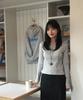 JUCYJUDY Henley Neck Ribbed T-Shirt J1Ts020M