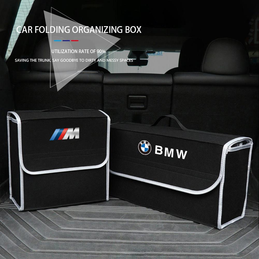Car Trunk Organizer Box Large Capacity Folding Storage Bag For BMW Performance X5 X6 F20 E93 GT G30 E48 i3 i4 G07 M3 M5 F93 F92