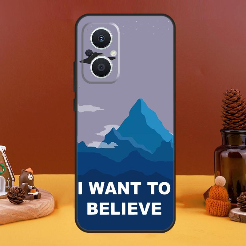 Я хочу верить Чехол для OPPO Reno 8T 4Z 5Z 10 Pro 11 F 4 5 6 7 8 Lite OPPO Find X5 X6 Pro X2 X3 Lite Чехол OPPO Reno11 F