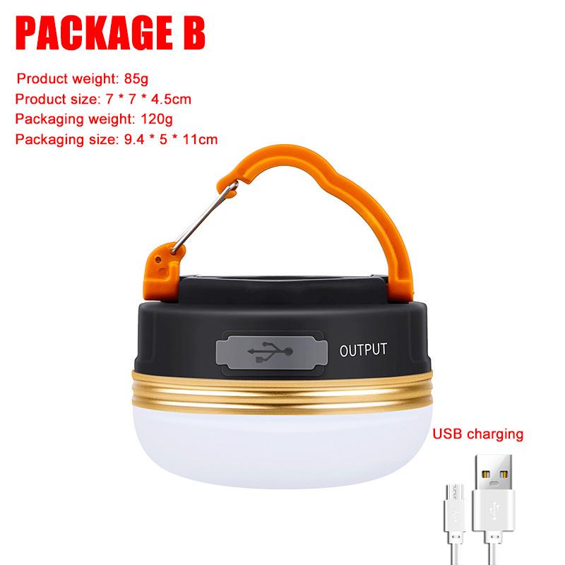 Rechargeable Light Camping Light Fans Lamp Multi-functional Portable Outdoor Portable Lamp Night Emergency Tent Light With Hook