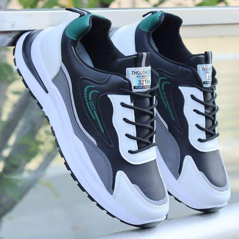 Deodorant Breathable Men's Shoes Shock-absorbing Platform Sneakers Running Shoes Dad Shoes Men