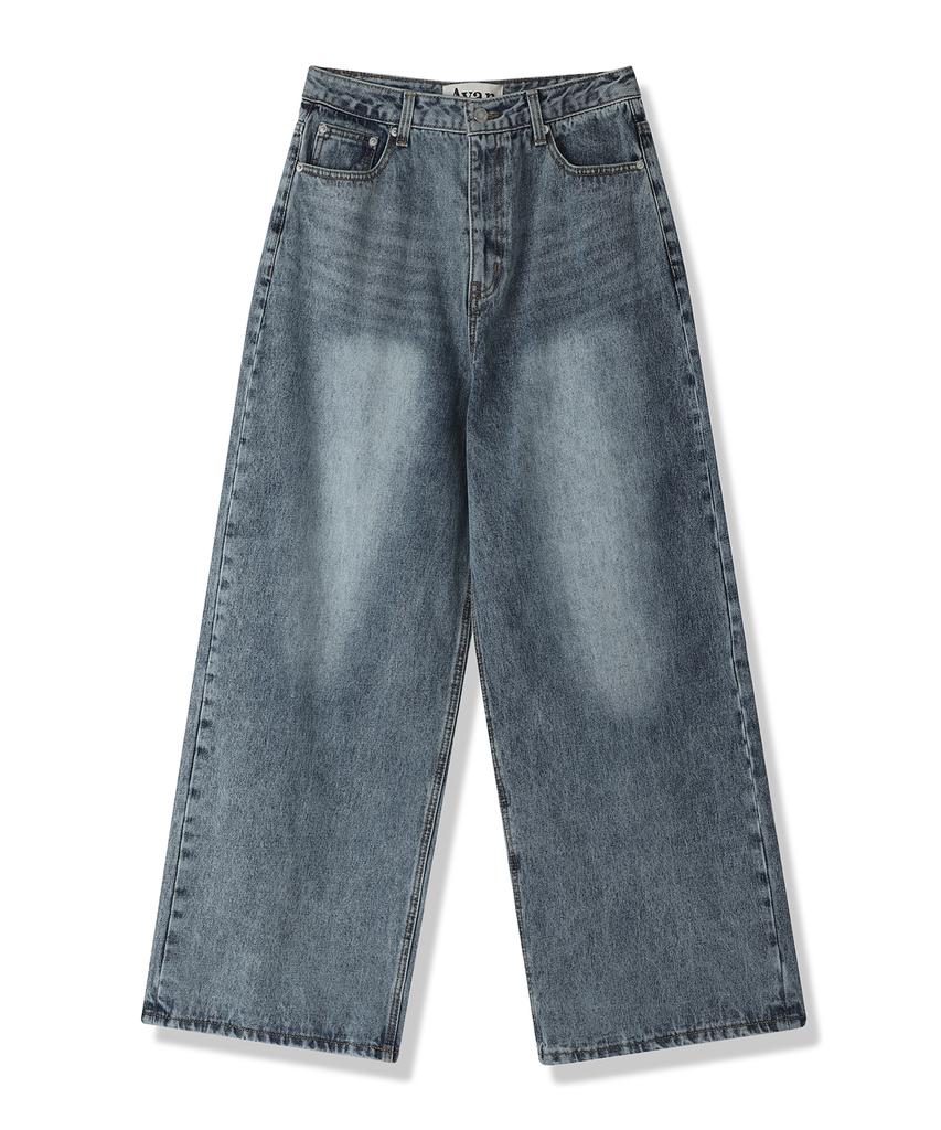 AVANDRESS Basic Brush Daily Wide Pants Washing Black (B Type)