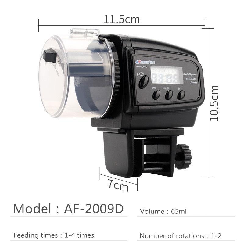 Digital LCD Automatic Aquarium Tank Fish Feeder Food Timer with Retail Package LCD Screen Adjustable Food Feeding