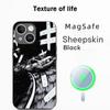 Initial D Super cool racing pattern  Phone Case For iPhone 16 15 14 13 12 11 Plus Pro Max  High-end Luxury Magsafe Sheepskin