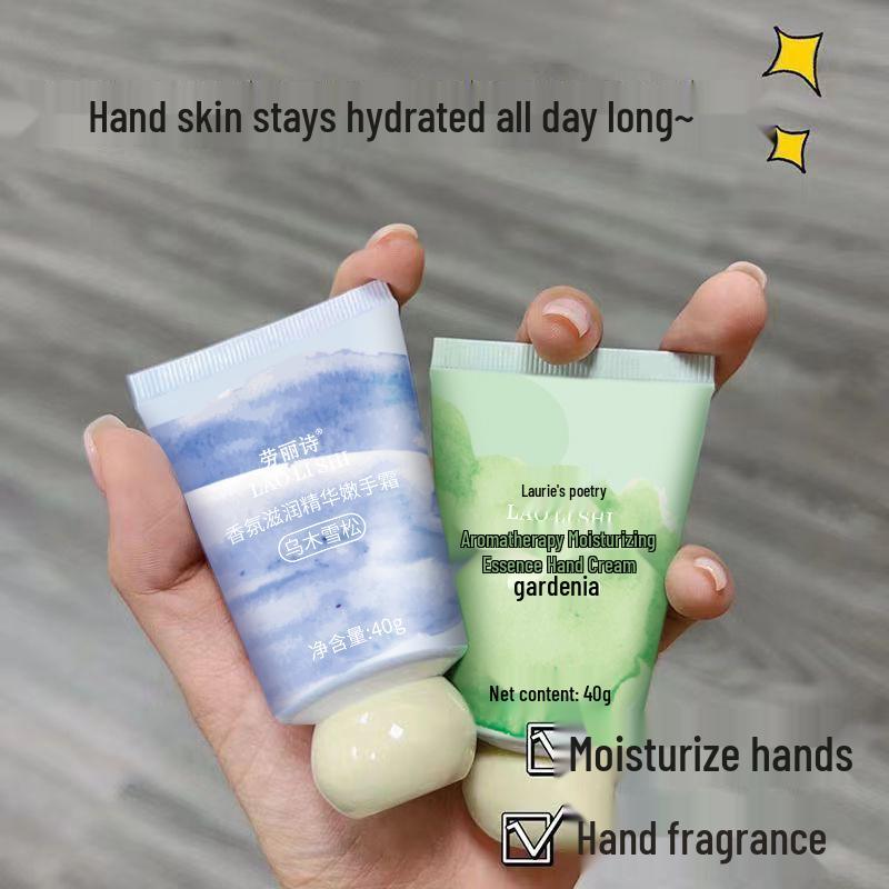 Gardenia Scented Hand Cream for Women: Moisturizing, Nourishing, Whitening & Long-Lasting Protection Against Chapping for Autumn & Winter.