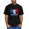 Men's Short Sleeve Crew Neck T-Shirt with Football Graphic and Text Print Casual Fit Lightweight Top for Everyday Wear