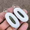 Purpurite Gemstone Handmade 925 Sterling Silver Jewelry Earring 2.48" KKG-702