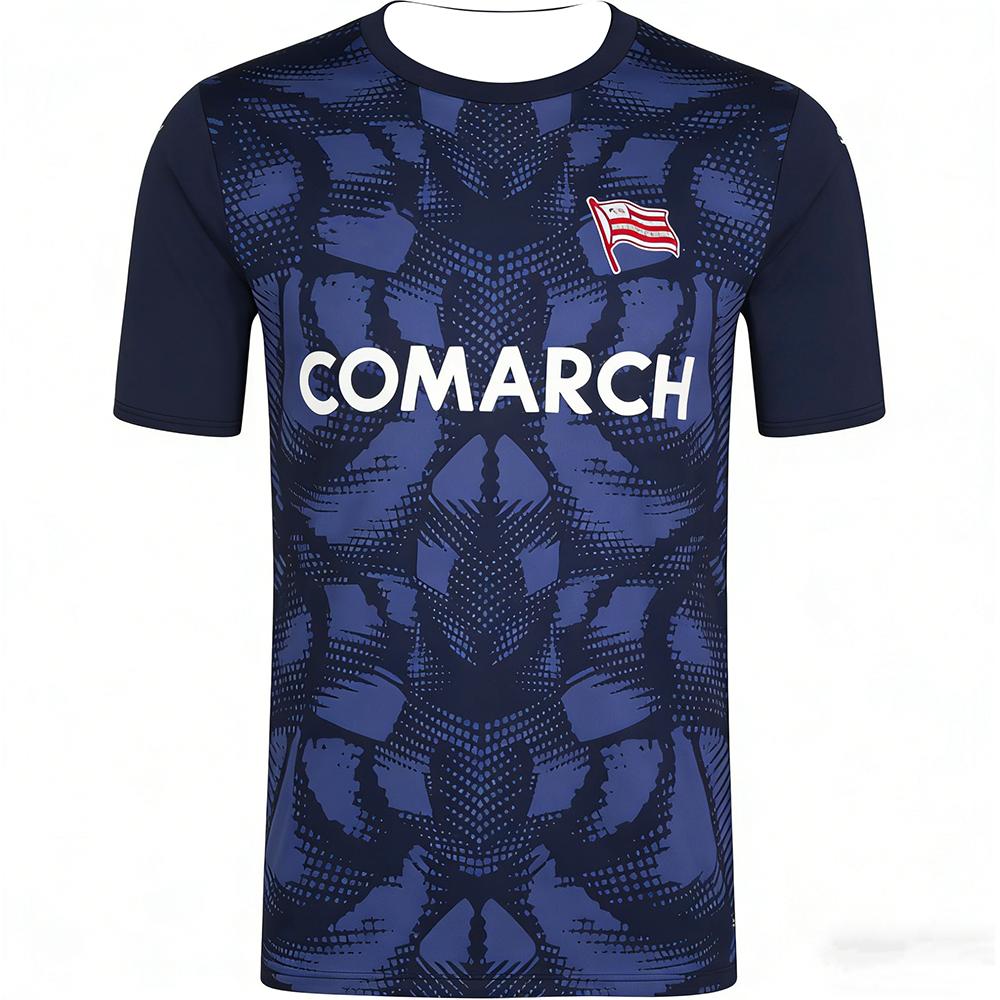 2026 Cracovia Divisa Squadra Lega Polacca Versione Fan Manica Corta Traspirante Asciugatura Rapida Maglietta Sportiva Nuovo Arrivo