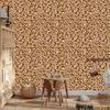 Animal Skin Wallpaper Beige, Orange and Ochre 50x1000