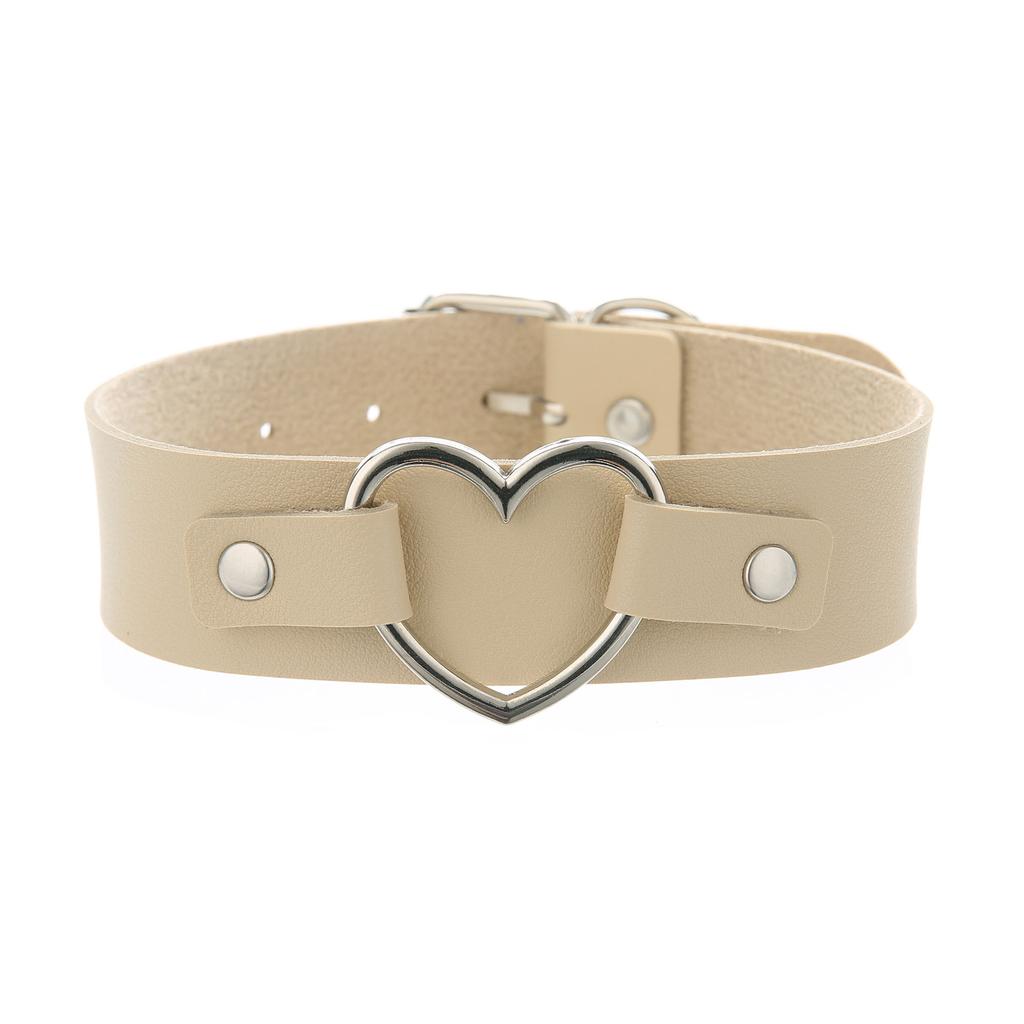 Nuovi Sexy alla Moda Vintage Fascino Gotico Collane a Collare Gioielli Regalo Cuore Gotico in Pelle Harajuku Donna Punk Collana Choker