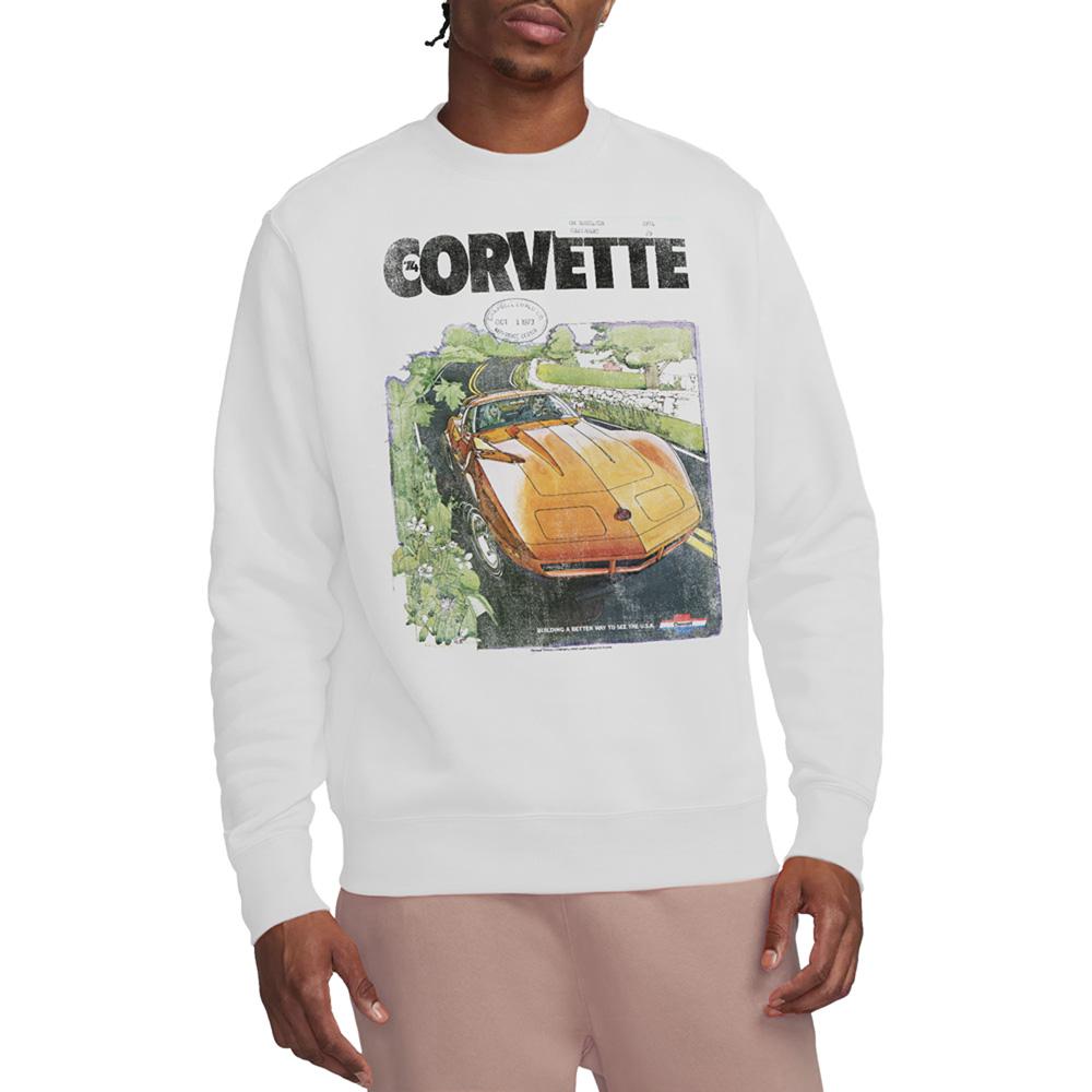 Chevrolet Unisex Erwachsene Corvette Poster Vintage Sweatshirt