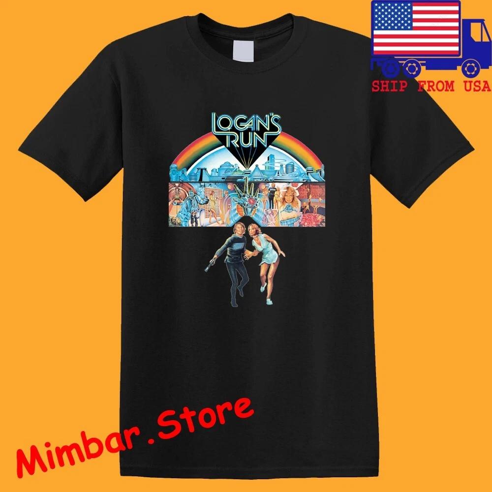 

Logan s Run Sci-Fi Movie Men s Black Size S-5XL S