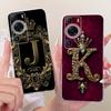 For Huawei P60 Pro Case MNA-AL00 Luxury Crown Letters Cover Soft Slim Phone Case For Huawei P60 Art P 60 Pro P60Pro P60Art Shell