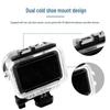 DJI OSMO ACTION 6 Waterproof Diving Case with Dual Cold Shoe Mount - Transparent Protective Accessory