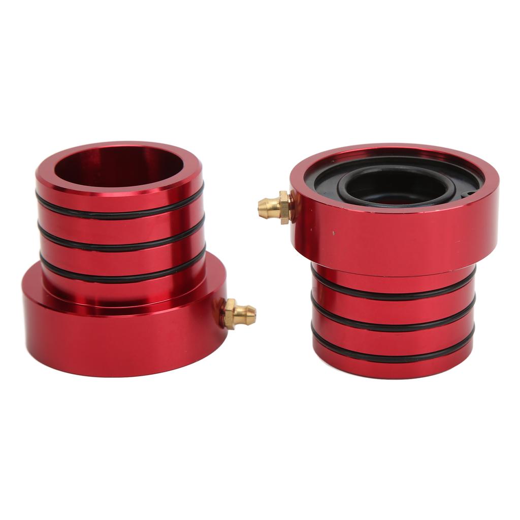 2 Stück Vorderachse Rohrdichtungssatz Billet Aluminium Oxidationsbeständigkeit Ersatz für Jeep Wrangler