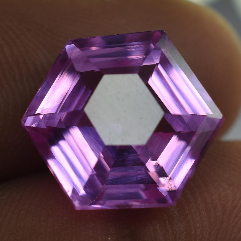 Natural Pink Sapphire Loose Gemstone 8.60 Ct Fancy Cut September Birthstone for Gem Collections