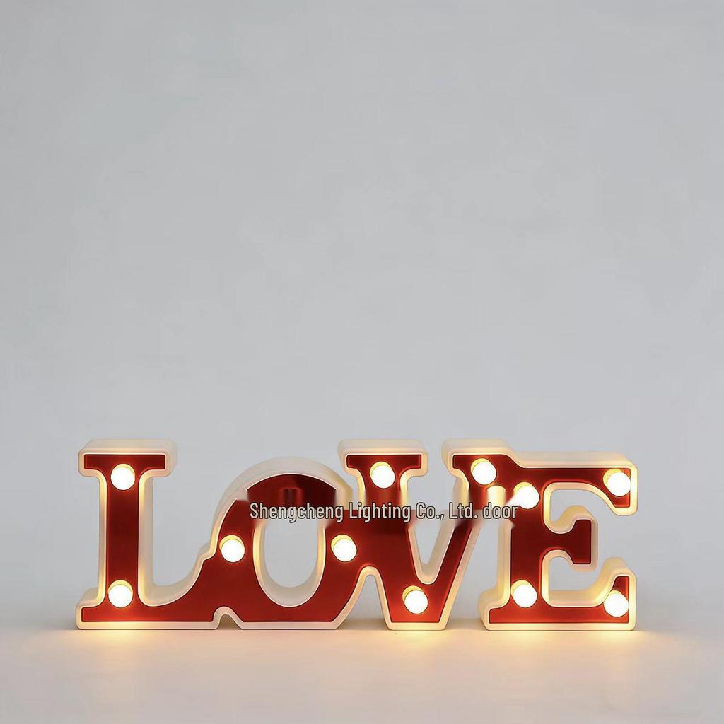 "Romantic LED Letter Lights: Perfect for Proposals, Birthday Decorations, and Event Styling"