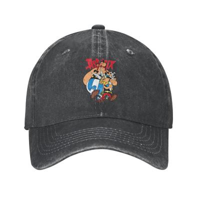 Personalisierte Baumwolle Asterix und Obelix Baseball Cap Hip Hop Unisex Wounisex's verstellbare Papa Mütze Frühling