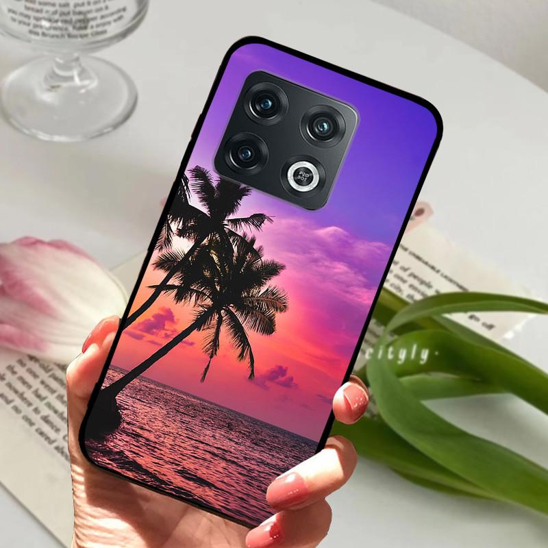 

Чехол для OnePlus 10 Pro 10pro 5G с изображением мультяшного животного, мягкий силиконовый, для телефона OnePlus 10Pro, черный. For OnePlus 10 Pro