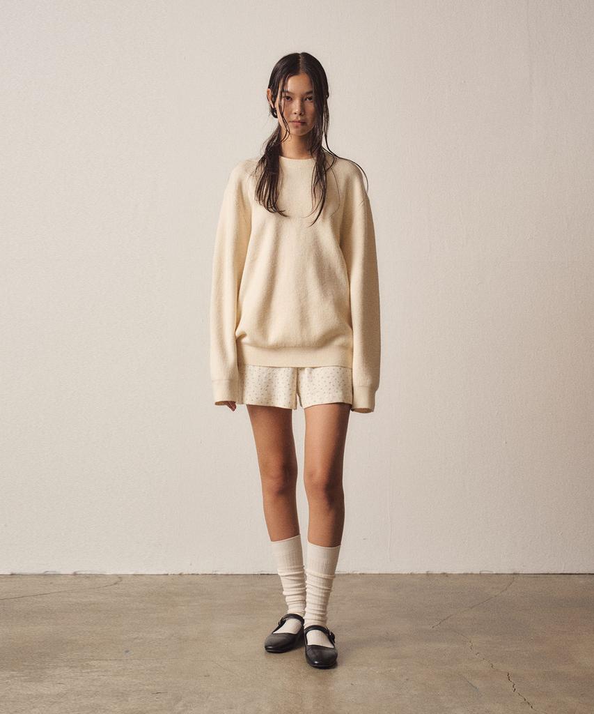 EZIO WOMEN W Soft Filling Round Knit_Ivory
