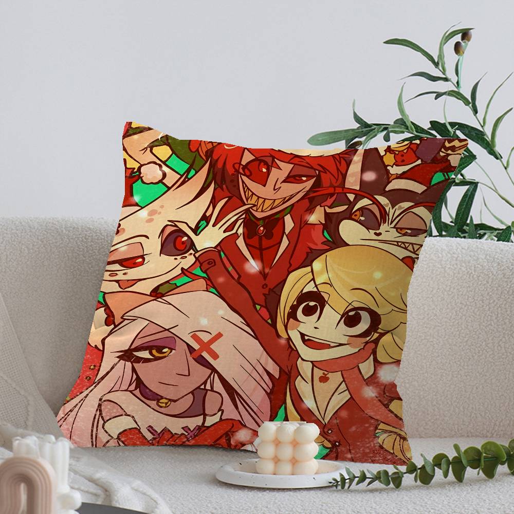 

CCharlie HHazbin Cushion Cover Polyester Sofa Cushions Decorative Throw Pillows Home Decoration Pillowcover 30x30 cm