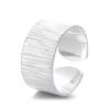 Foxanry Copper Color Stripe Wide Rings For Women Couples Minimalist Fashion Classic Personality Elegant Handmade Party Jewelry