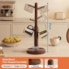 Space Saving Tree Shape Mug Holder Wooden Mug Tree Holder New Coffee Cup Mug Rack  for Kitchen