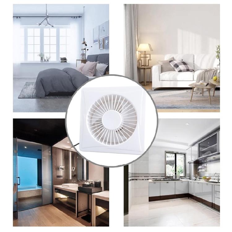 6 Inch Solar Exhaust Fan Brushless Motor Low Noise Design 8W Panel For Outdoor Indoor Ventilation In Sheds Greenhouses
