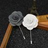 Lapel Flower Daisy Handmade Boutonniere Stick Brooch Pin Men's Accessories