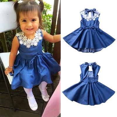 Toddler Baby Kids Girls Off-Shoulder Cute Ruffle Bow Romper Jumpsuit Outfits