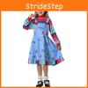 Halloween Ghostface Chucky Child Costume With Polyester Fabric And Fantasy Elements For Stage Play