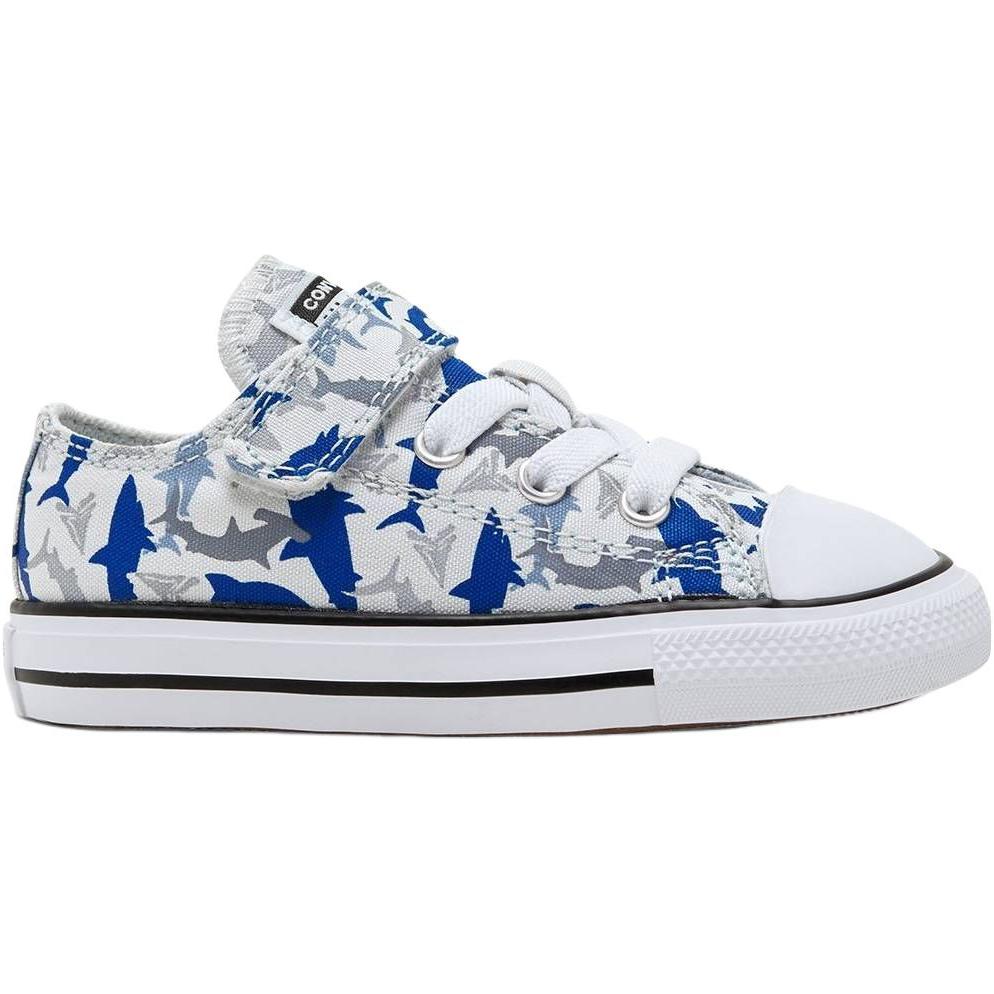 Converse Chuck Taylor All Star Comfortable Versatile Low Top Walker Shoes Baby sneaker White Blue Gray 766892C