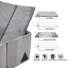 Polyester Pet House Warm Thick Velvets Thermal Cats Bed For Indoor Kitten Quick Assembly Compacts Storage Design