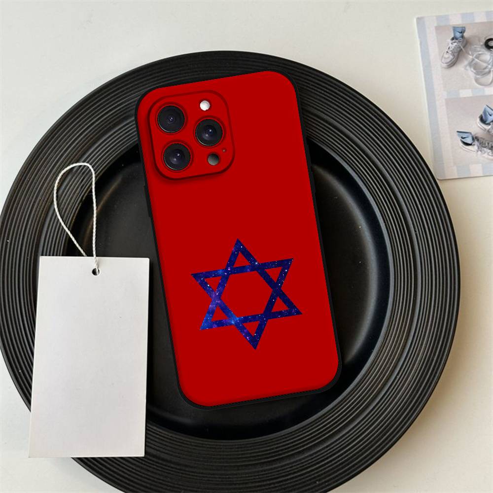 David Jüdischer Stern Symbol Handyhülle Für IPhone 17 Pro 15 13 14 16 11 12 Pro Max 7 8 Plus XR XS X SE Matt Weiche Silikonhülle