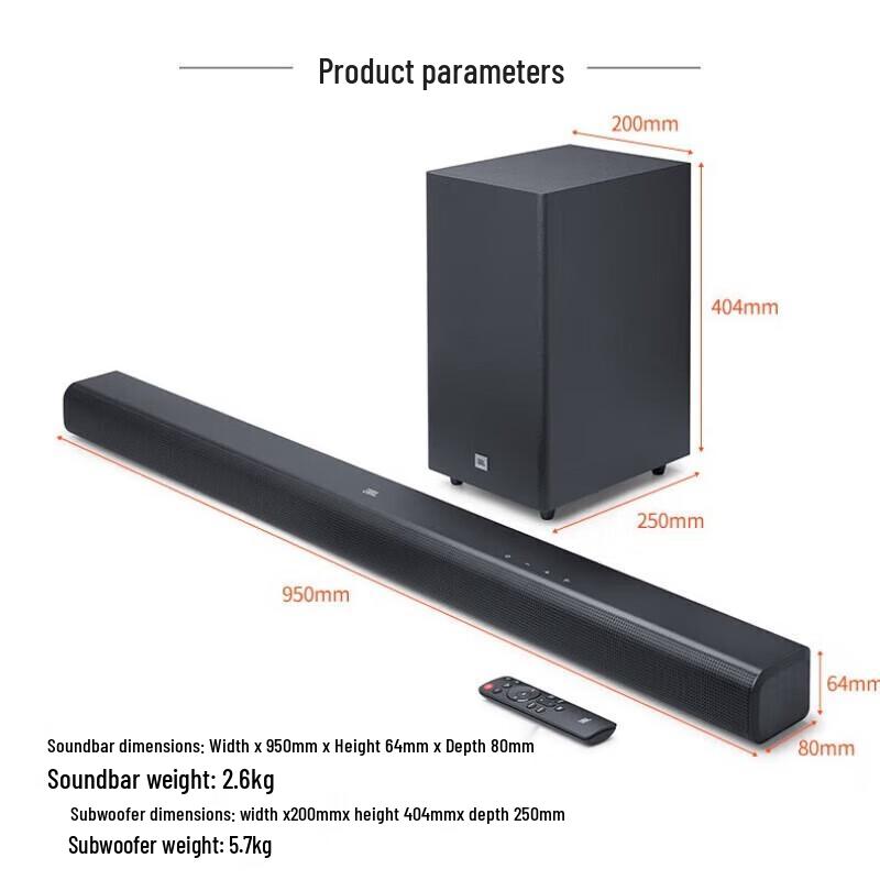 JBL Cinema SB580 3.1 Soundbar System
