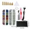 Hotfix Rhinestone Applicator Tool Kit, 7-in-1 DIY Bedazzler Wand with Tips, Portable Crystal Setter Pen for Clothing, Fabric Crafts