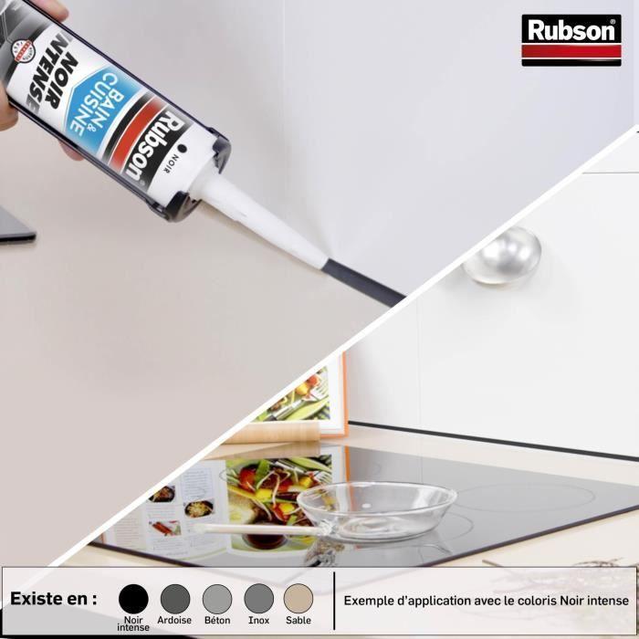 Mastic Sanitaire Silicone 280mL - Inox Gris Métallisé