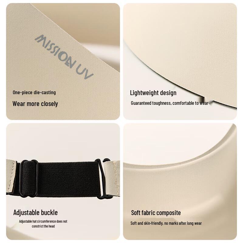 Visiera Parasole Aperta da Donna MISSION MU204 con Protezione UV