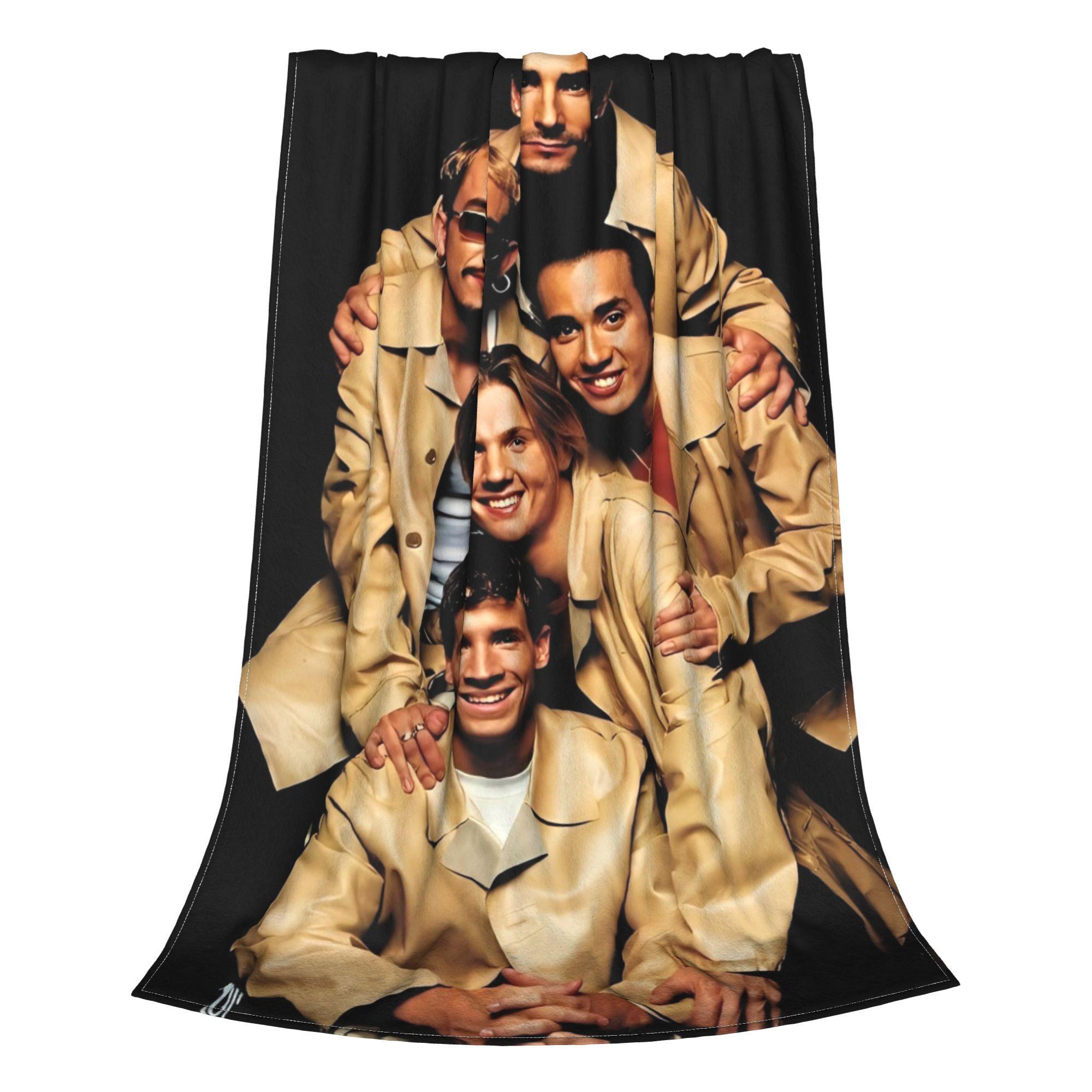 Backstreet Boys Music Blankets Fuzzy Funny Warm Throw Blanket for Home Winter 75cmx90cm