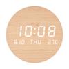 New LED Wall Clock Creative Watches Home Living Room Decoration Bedroom Mute Clock Nordic Style Fashion Digital Wall Decor Clock