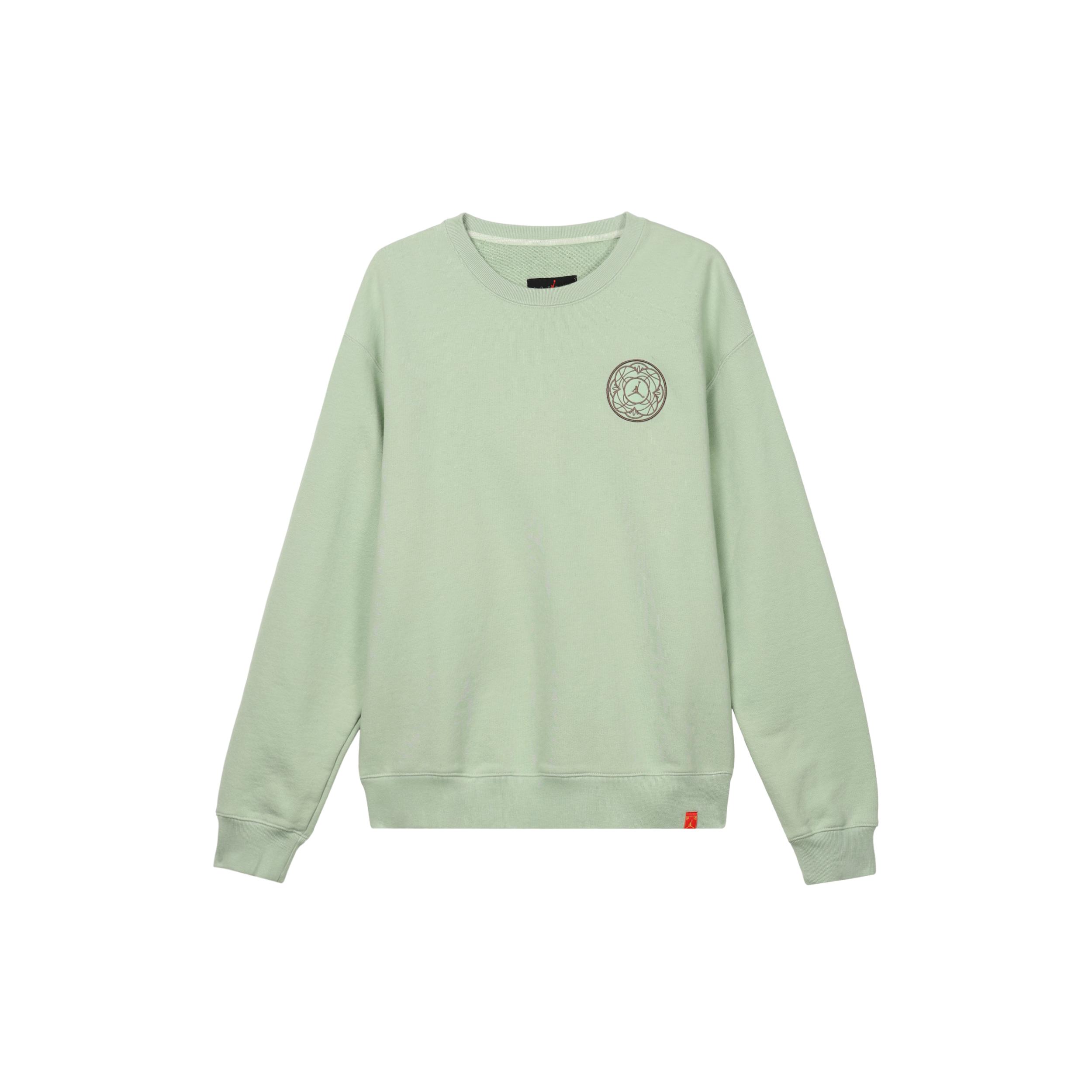 Jordan CNY Sweatshirts Men s Green Crew Neck Moderate Regular FJ1321-327 XXL