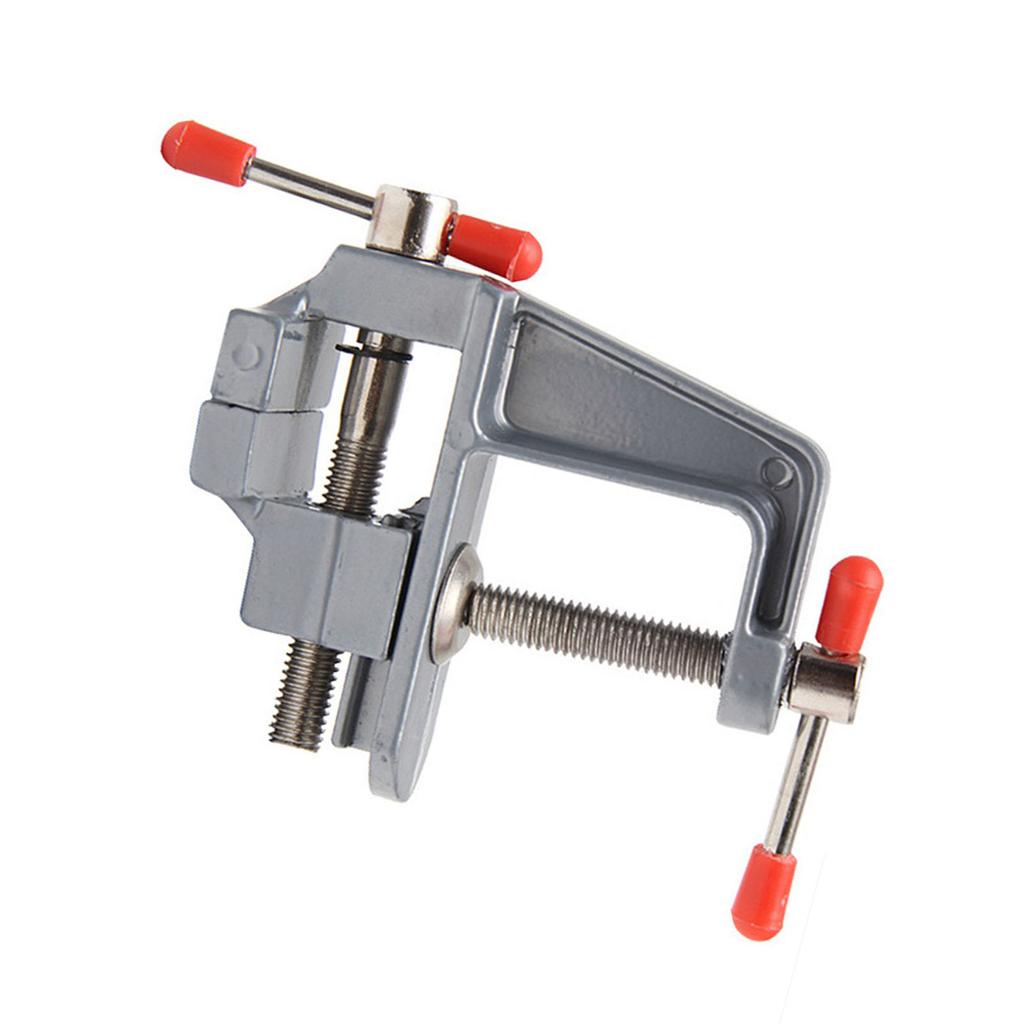 Small Bench Vise Clamp On Metal Mini Table Vise Tool for Woodworking 35mm Clamping Thickness