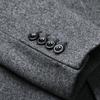 Cappotto di Lana da Uomo Fornitura Lana Lana Cappotto di Lana Moda Revers con Cotone Lana Cappotto da Uomo